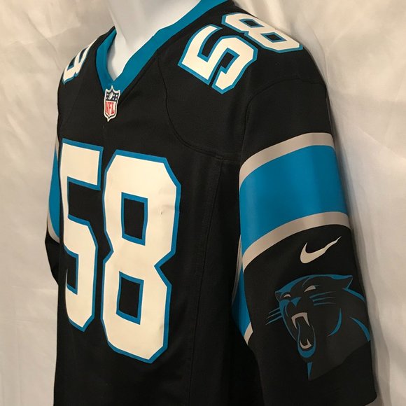 Nike #58 Davis NFL Athletic Keep Pounding Jersey - Picture 3 of 5